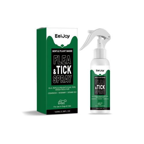 EelJoy 宠物跳蚤蜱虫喷雾 植物萃取宠物驱虫喷雾猫狗通用