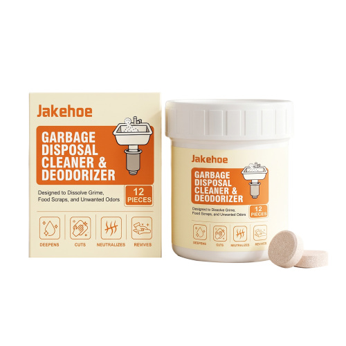 Jakehoe 垃圾处理器清洁片 家用厨房水槽垃圾洁净污渍便捷清洁片