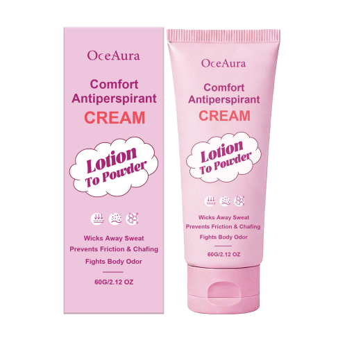 OceAura 清爽舒适乳霜 夏季室外运动腋窝身体肌肤干燥清爽护理霜
