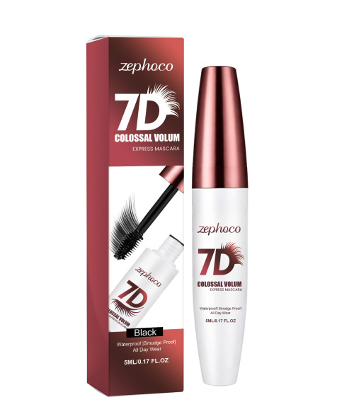 zephoco 立体浓密防水睫毛膏（黑色）自然卷翘不易晕染持妆睫毛膏