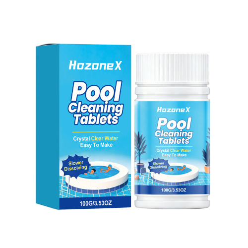 HozoneX 泳池清洁片 泳池清洁快速溶解去除污渍洁净减少表面异味
