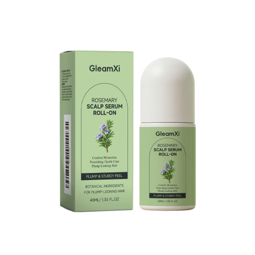 GleamXi 头皮精华滚珠 温和配方滋润头皮轻盈发丝日常护理精华
