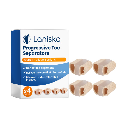 LANISKA 脚趾分离器 加厚支撑透气蜂窝弹性贴合二合一手足护理