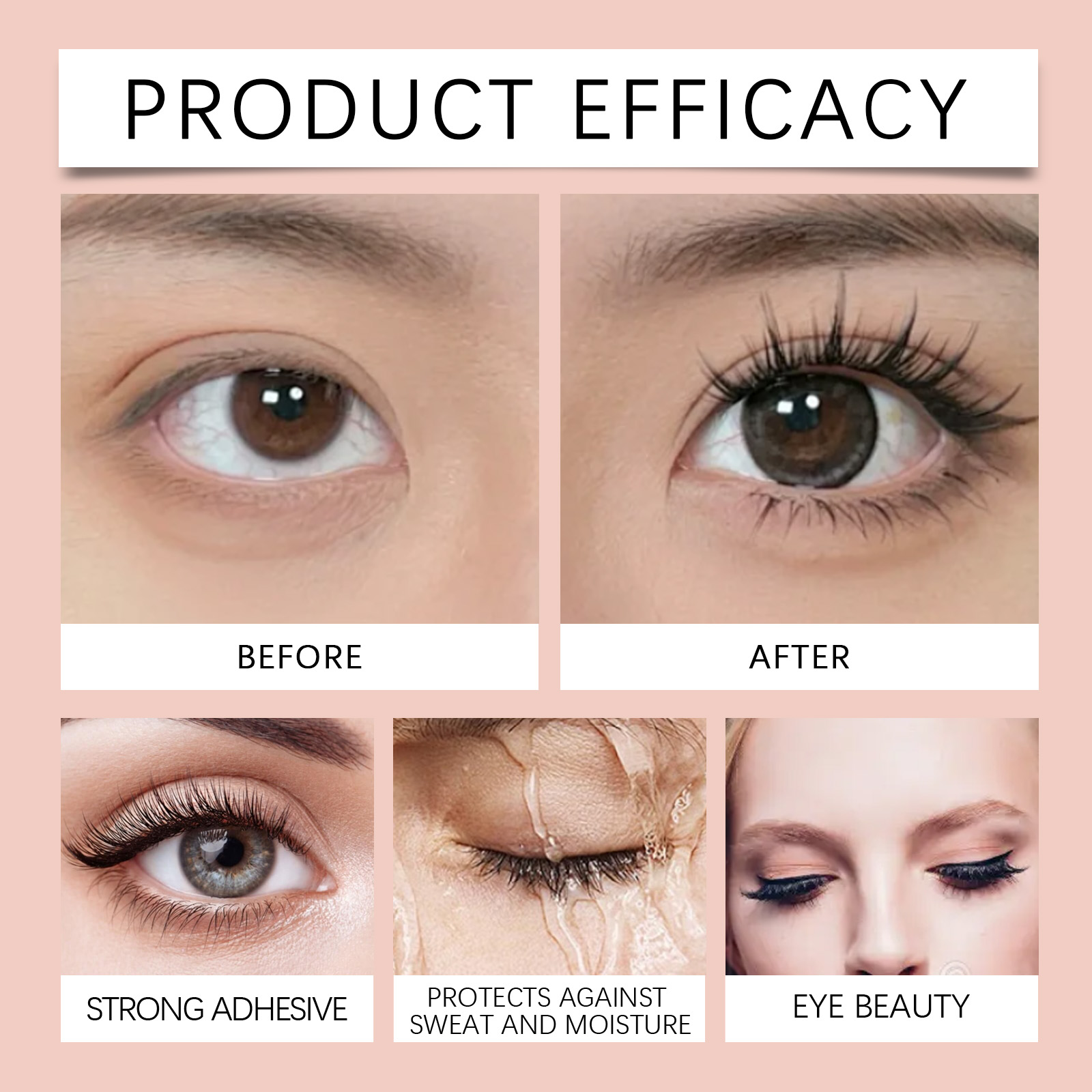 Amz Curly 3d Eyelash Mascara Black Natural Makeup Long Lasting_voghion.com