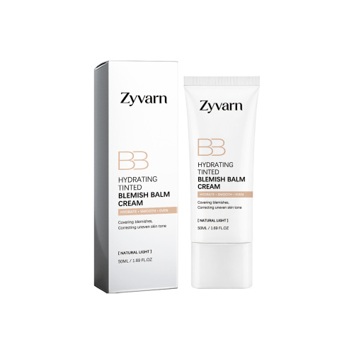 Zyvarn 修颜遮瑕BB霜(自然色）轻薄匀肤清透水润遮盖瑕疵不易脱妆