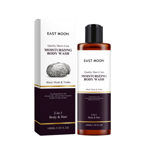 East Moon 男士香氛沐浴露（黑麝香味）日常清洁滋润身体肌肤光滑
