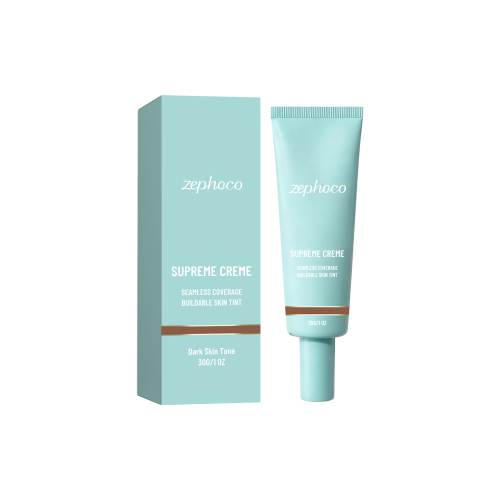 zephoco 深肤色底妆调色霜 日常遮瑕轻薄服帖匀净肤色上妆清爽