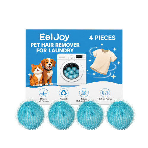 EELJOY 宠物毛发去除器 洗护两用重复使用适配面料防勾丝清洁球
