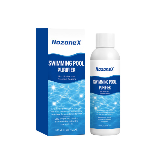 HozoneX 泳池净化剂 池水澄清絮凝沉淀剂除去浊家用泳池净水剂