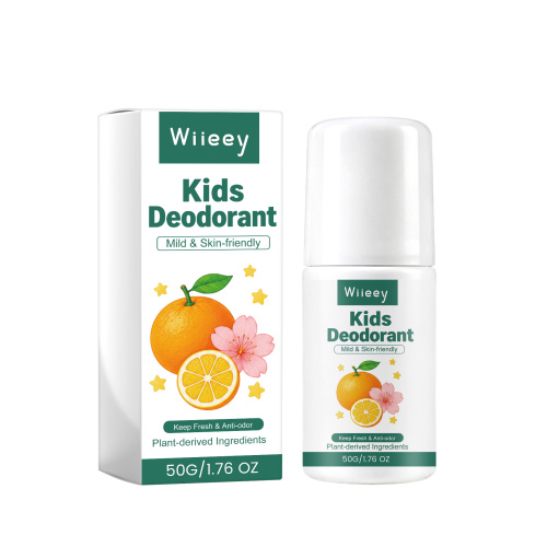 Wiieey 儿童肌肤干爽走珠露 植萃柑橘香调运动出汗清爽留香走珠露