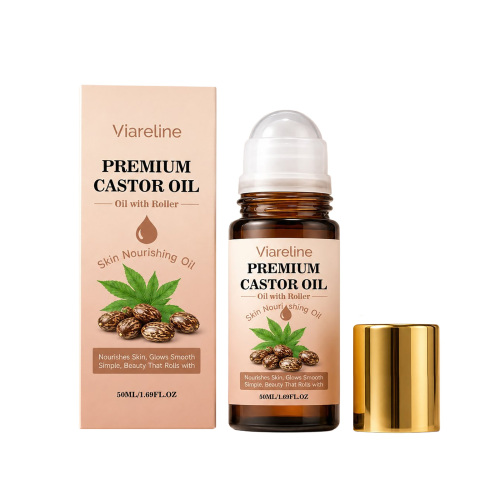 Viareline 蓖麻油滚珠护理精油 日常滋润轻盈质地便捷保湿护理油