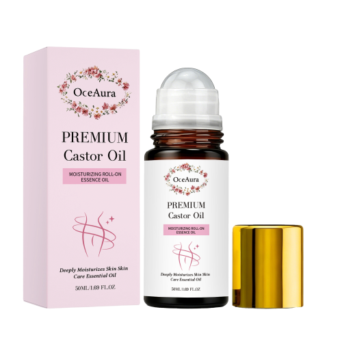 OceAura 蓖麻保湿滚珠精油 日常滋润轻盈保湿按摩身体肌肤精油