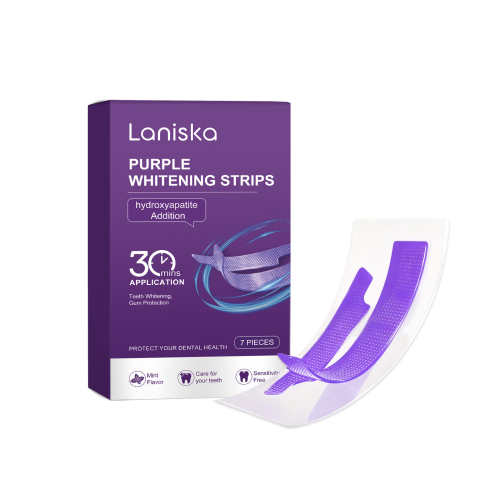 Laniska 紫色牙齿护理贴 贴合牙齿表面洁净亮泽清新舒适口腔便捷