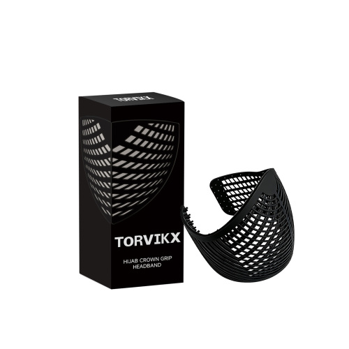 TORVIKX 纱巾打底固定器黑色盒装 透气不闷柔软硅胶防滑 美妆工具