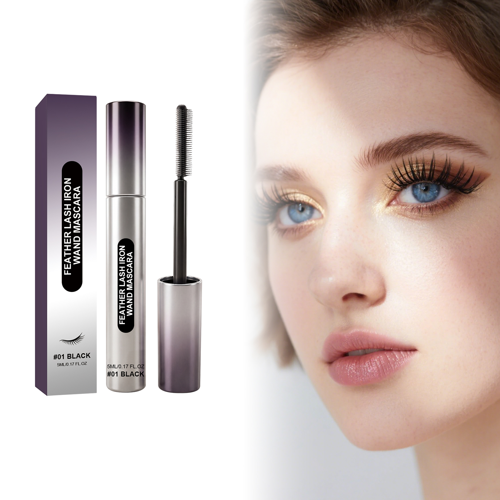 Mascara AMZ Long And Curled (Nero) - Facile da applicare, dona un aspetto naturale ed è adatto al trucco quotidiano. Non secca le ciglia, mantiene il look impeccabile e offre un colore intenso._voghion.com