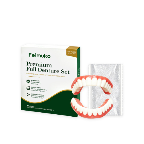 Feimuko 全包假牙套装 舒适贴合外观仿真便捷护理树脂口腔护理