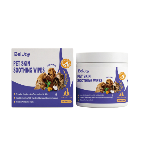 EELJOY 宠物止痒舒缓湿巾 温和呵护局部护理免洗便捷猫狗通用湿巾