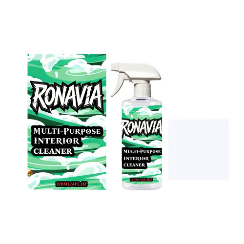 RONAVIA 汽车内饰清洁剂 温和配方适用多材质车内清洁养护持久亮泽