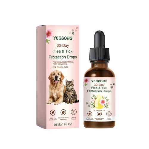 Yegbong 宠物跳蚤蜱虫防护滴剂 宠物毛发日常清洁清爽舒适护理剂