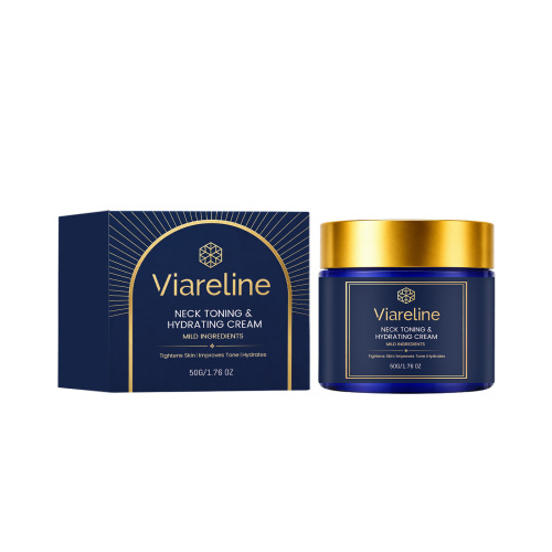 VIARELINE 颈部保湿霜 温和渗透柔化线条早晚养护水润饱满身体护理