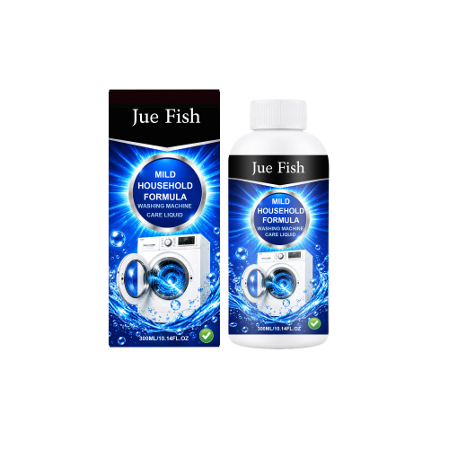 Jue Fish 洗衣机清洁液 瓦解内筒毛絮杂质滚筒槽去污留香除霉除垢