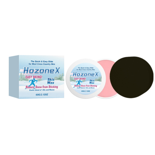 Hozonex 滑雪板蜡 温和成分滑雪板表面清洁去污日常便捷护理蜡