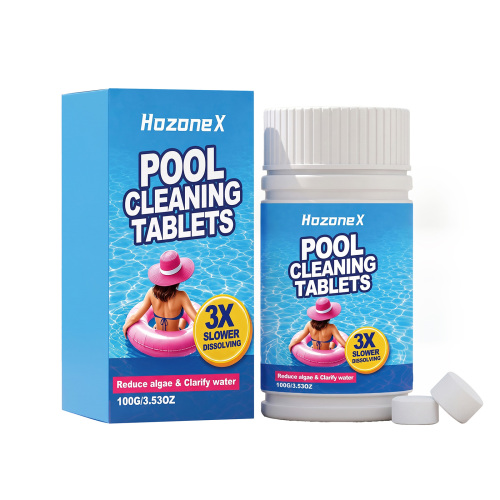 HozoneX 泳池清洁片 洁净水体抑垢抑藻保持水体清澈透亮日常打理