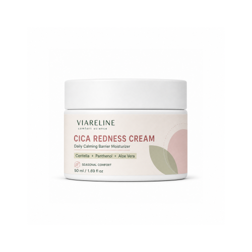 VIARELINE 积雪草泛红护理面霜 保湿干燥呵护泛红日常温和面部适用面霜