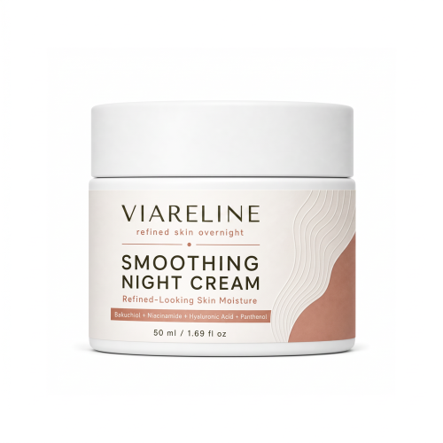 VIARELINE 细腻润肤晚霜 细腻肤感柔软补水夜间护理轻润质地晚霜