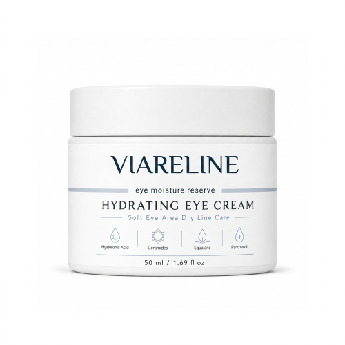 VIARELINE 透明质酸保湿眼霜 深润补水柔软眼周干纹适用妆前服帖眼霜
