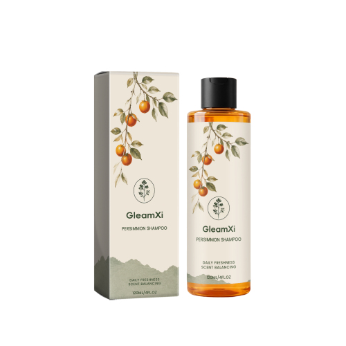 GleamXi 柿子洗发水 植物成分精华清洁头皮污垢呵护发质清爽易冲洗