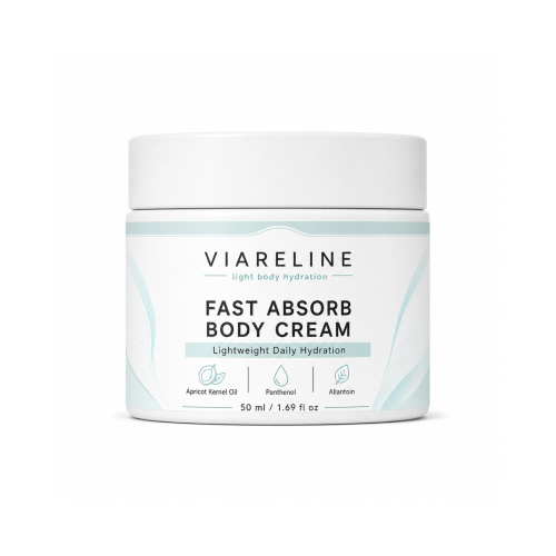 VIARELINE 清爽易吸收身体乳霜 清爽不黏轻盈补水日间用身体乳霜