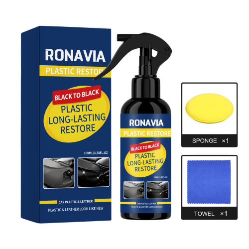 RONAVIA 汽车塑料护理剂 汽车内饰清洁多材适用洁净塑料护理剂