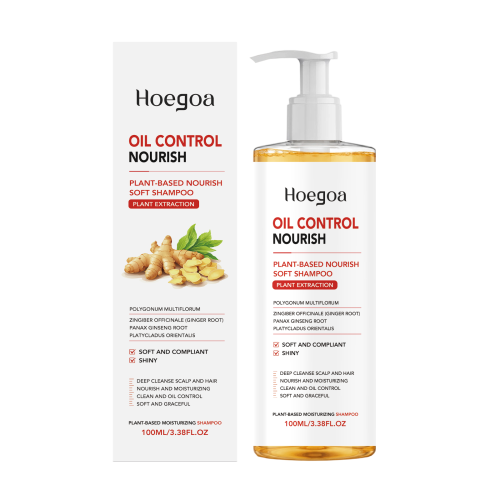 Hoegoa 生姜控油洗发水 草本成分滋润秀发头皮按摩护理柔顺丝滑