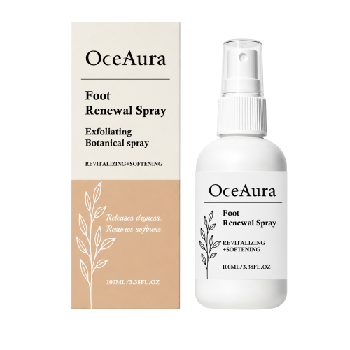 OceAura 足部去角质喷雾 温和清洁呵护足部肌肤滋润保湿便捷护理