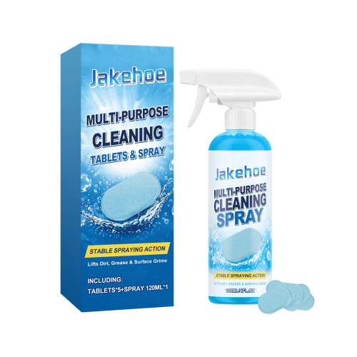 Jakehoe 多功能清洁泡腾片与喷雾套装 家用日常去污清洁剂组合