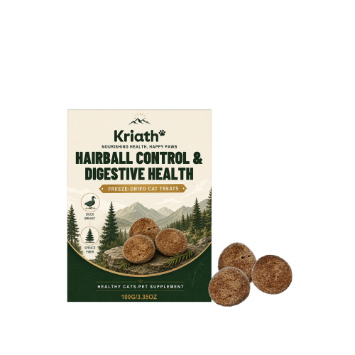 Kriath 猫猫营养咀嚼片 宠物主粮伴侣猫咪互动磨牙日常营养补充片