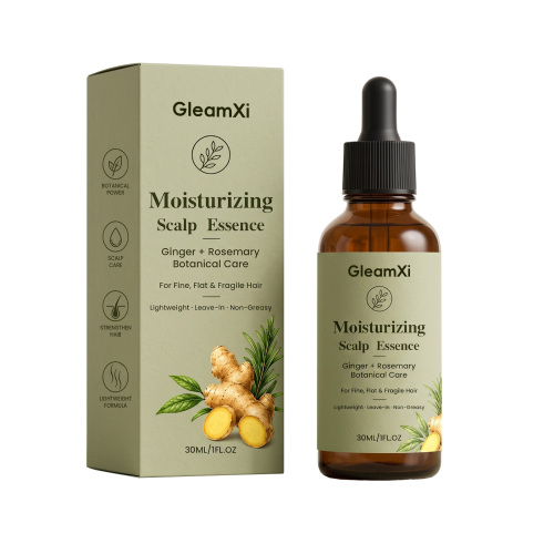 GleamXi 头皮护理精华液 含姜肽清爽受损蓬松减少断发精华液