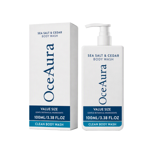 OCEAURA 洁净舒爽沐浴露 清洁油脂柔润清新易冲洗无膜全身沐浴露