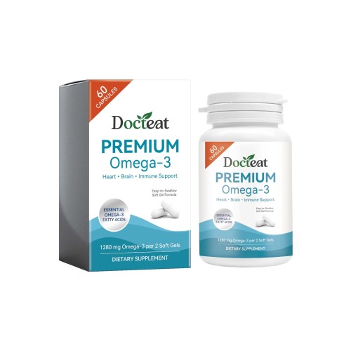 DOCTEAT Omega-3营养胶囊 服用方便精选营养科学配比便携包装胶囊
