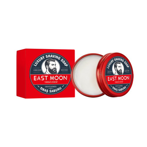 East Moon 男士剃须皂 泡沫绵密温和润滑清爽洁净日常剃须洁面皂