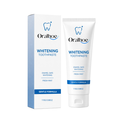 Oralhoe 亮泽去渍清新牙膏 牙渍异味清洁清新口气呵护牙龈亮泽牙膏