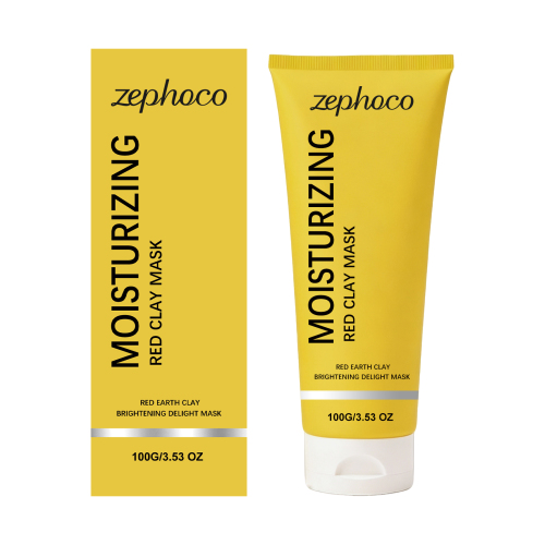 zephoco 肌肤光滑红土泥膜 细腻红土柔滑透亮温和植萃吸油脂泥膜