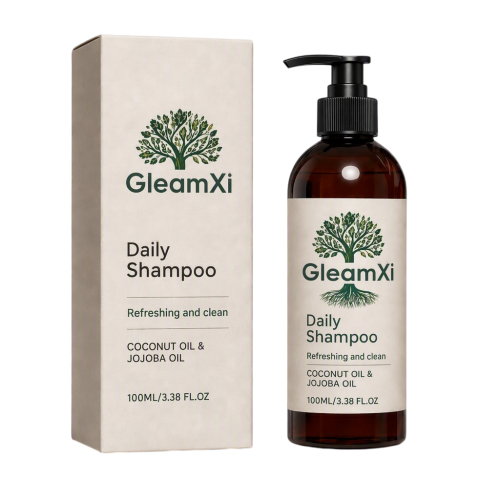 GleamXi 秀发洗发水 温和滋润发丝柔顺亮泽蓬松日常护理洗发水