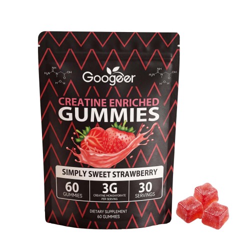 GOOGEER 肌酸能量营养软糖 含一水肌酸助力训练运动恢复维持肌肉软糖