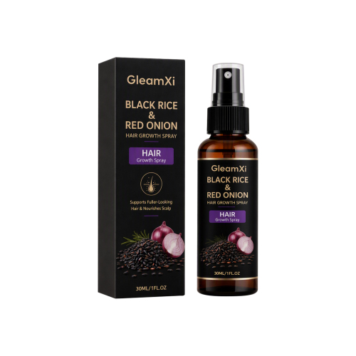GleamXi 黑米红洋葱护发喷雾 丰盈发丝头皮呵护易吸质地喷雾