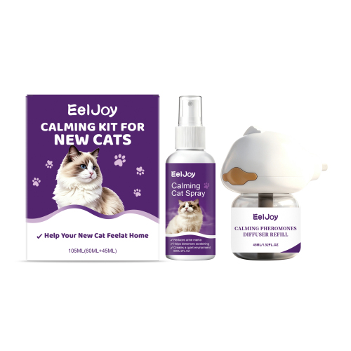 EELJOY 猫咪舒缓扩散器喷雾套装 帮助放松减少行为温和喷雾套装