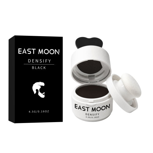 EAST MOON 发际线密发粉（黑色）修饰发缝细腻服帖便携丰盈密发粉