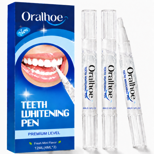 ORALHOE 牙齿护理凝胶笔 修饰齿面清新薄荷细头易涂凝胶笔