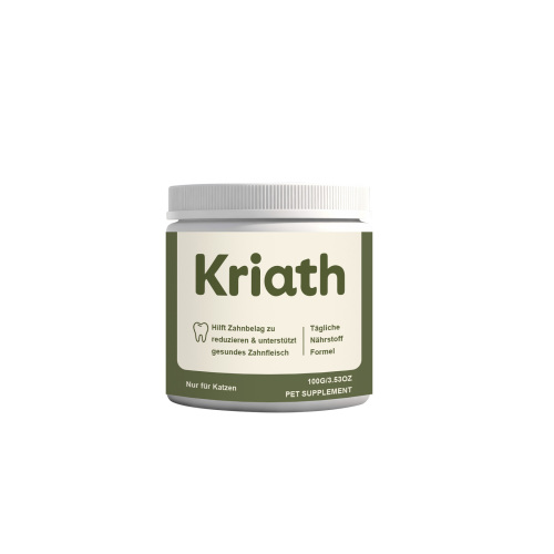 Kriath 猫猫养护牙齿营养粉 日常牙齿护理口腔清新轻松拌食简单融入营养粉
